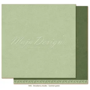 Maja Design Scrapbooking Ark - 1443 - Mono baggrund Strawberry thief  Summer green