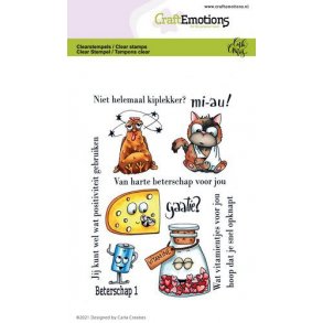 Clearstamps A6 - 1509 - beterschap 1 ( Tekstener p Hollandsk )