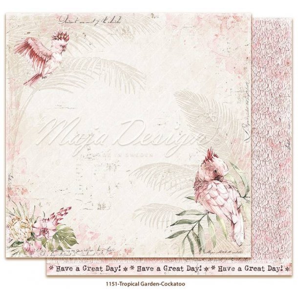 Maja Design Scrapbooking Ark - 1151 - Cockatoo