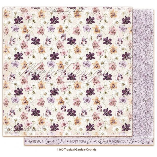 Maja Design Scrapbooking Ark - 1160 - Orchids