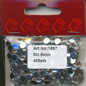 Rhinsten 4mm i lyse bl� ca. 500stk - 1897