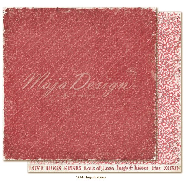 Maja Design Scrapbooking Ark - 1224 - Everyday Life -  Hugs &amp; Kisses