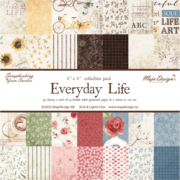 Maja Design Papirblok -Everyday Life - 6x6