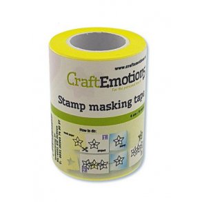CraftEmotions stamp masking tape 6 cm - 7,5 meter - 1940
