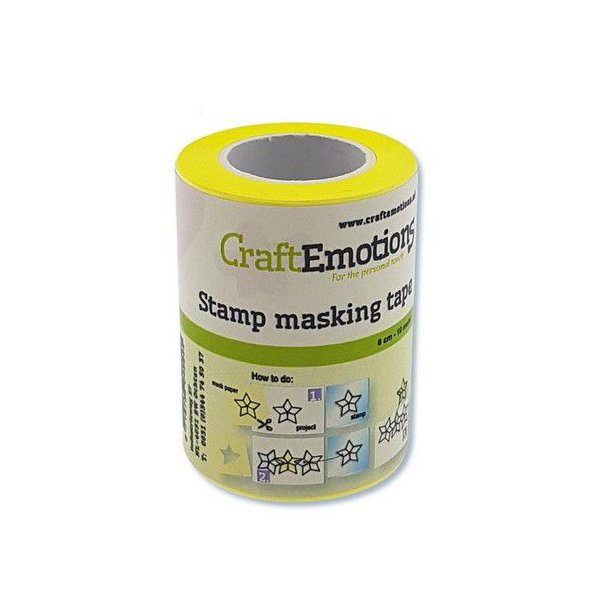 CraftEmotions stamp masking tape 6 cm - 7,5 meter - 1940