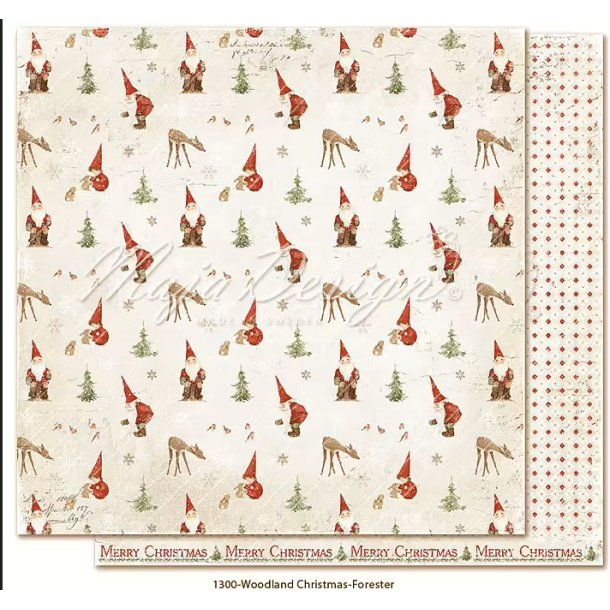 Maja Design Scrapbooking Ark - 1300 - Woodland Christmas - Forester