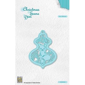 Nellie's - CRSD024 - Christmas Ball with fox