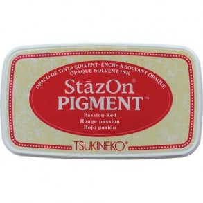 StazOn Pigment inkpad - SZ-PIG-021 - Passion Red