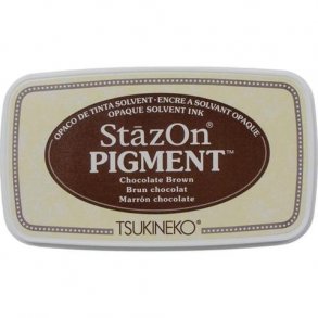 StazOn Pigment inkpad - SZ-PIG-041 - Chocolate Brown