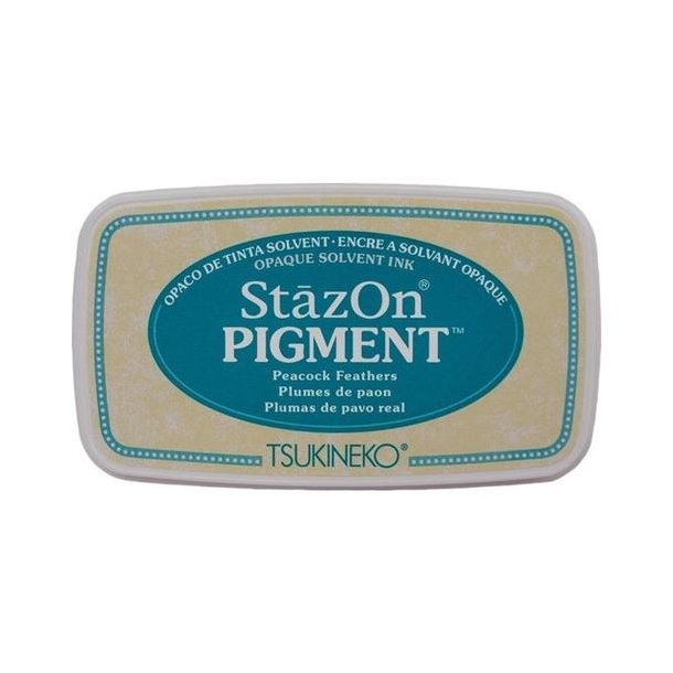 StazOn Pigment inkpad - SZ-PIG-062 - Peacock Feathers