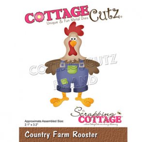 Cottage Cutz - CC- 890 - Country Farm Rooster