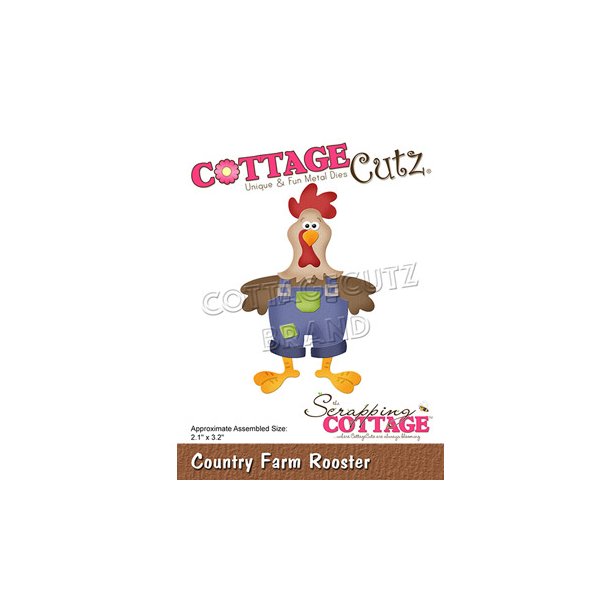 Cottage Cutz - CC- 890 - Country Farm Rooster