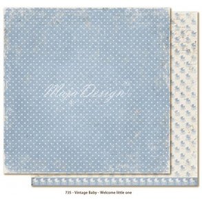 Maja Design Scrapbooking Ark - 735 - Vintage Baby - Welcome Little one