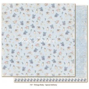 Maja Design Scrapbooking Ark - 737 - Vintage Baby - Special delivery