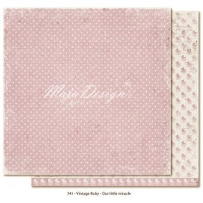 Maja Design Scrapbooking Ark - 741 - Vintage Baby - Our Little miracle