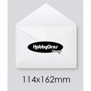 Kuverter 11,5 X 16 cm (C6) Hvid