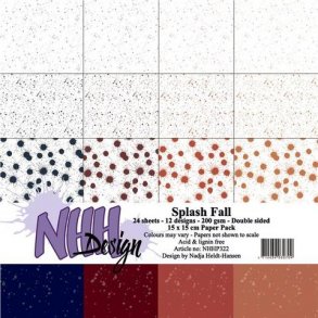 NHH Paperpad 15x15cm -NHHP322 - Splash Fall