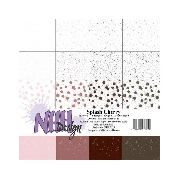 NHH Paperpad 30,5x30,5cm - NHHP520 - Splash Cherry