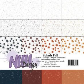 NHH Paperpad 30,5x30,5cm - NHHP522 - Splash Fall