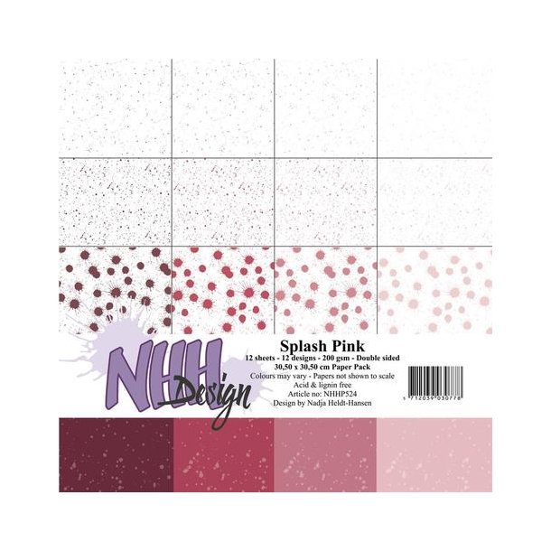 NHH Paperpad 30,5x30,5cm - NHHP524 - Splash Pink