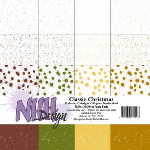 NHH Paperpad 30,5x30,5cm - NHHP529 - Classic Christmas