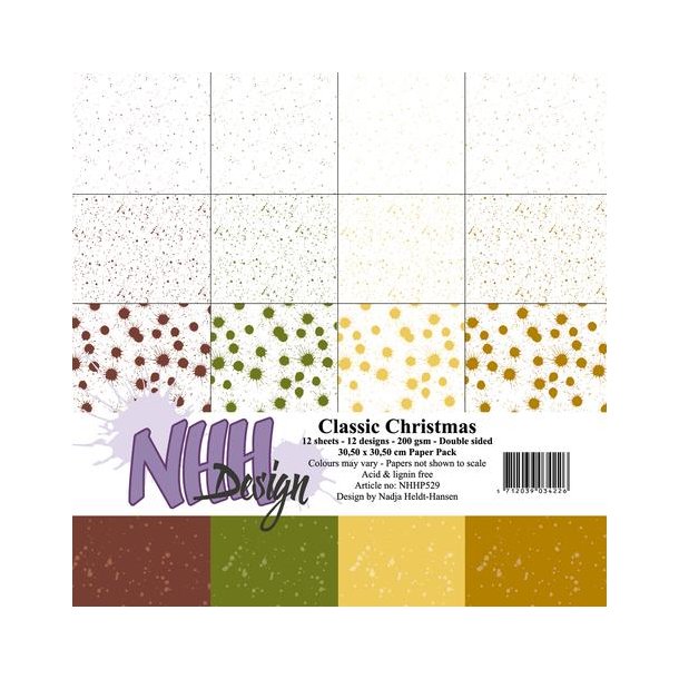 NHH Paperpad 30,5x30,5cm - NHHP529 - Classic Christmas