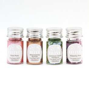 Nuvo pure Sheen Glitter-Sequins-Confetti - 309N Rustic Rose - 4x25ML 