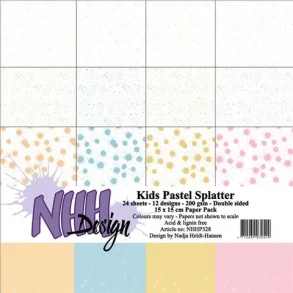 NHH Paperpad 15x15cm -NHHP328 -KidsSplatter