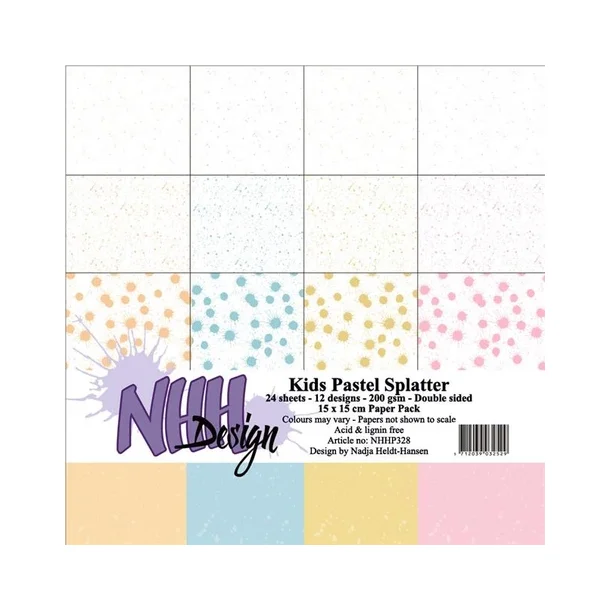 NHH Paperpad 15x15cm -NHHP328 -KidsSplatter