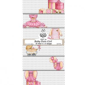 FelicitaDesign - 37107  -Slimcard 10x21 - Baby Dots Girl