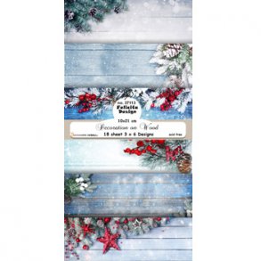 FelicitaDesign - 37113  -Slimcard 10x21 - Decoration on Wood