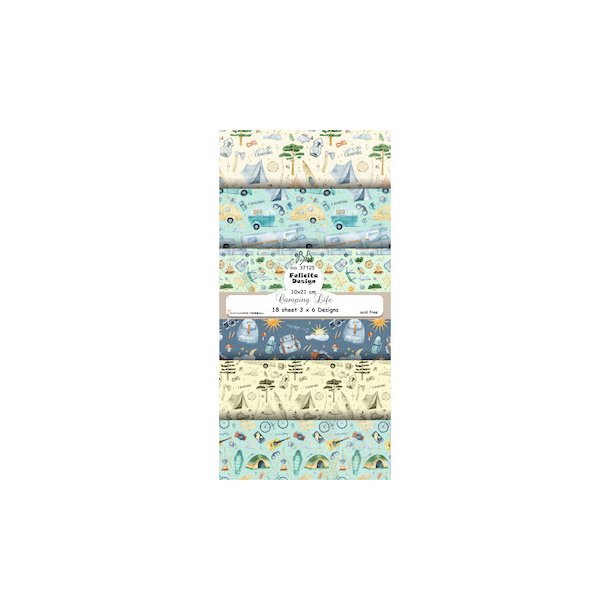 FelicitaDesign - 37125  -Slimcard 10x21 - Camping Life