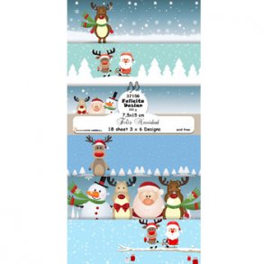 FelicitaDesign - 37156  - Mini Slimcard 7,5x15 cm - Feliz Navidad