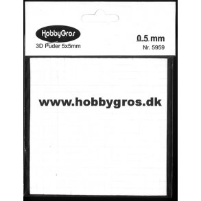 3D puder Nr. 5959 - 0,5mm
