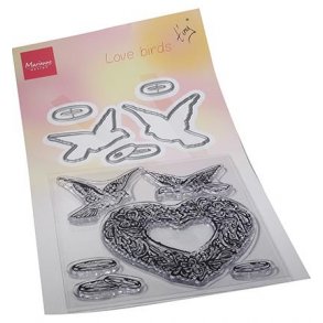 Marianne Design Stempel + Dies - TC 0884 - Love Birds 