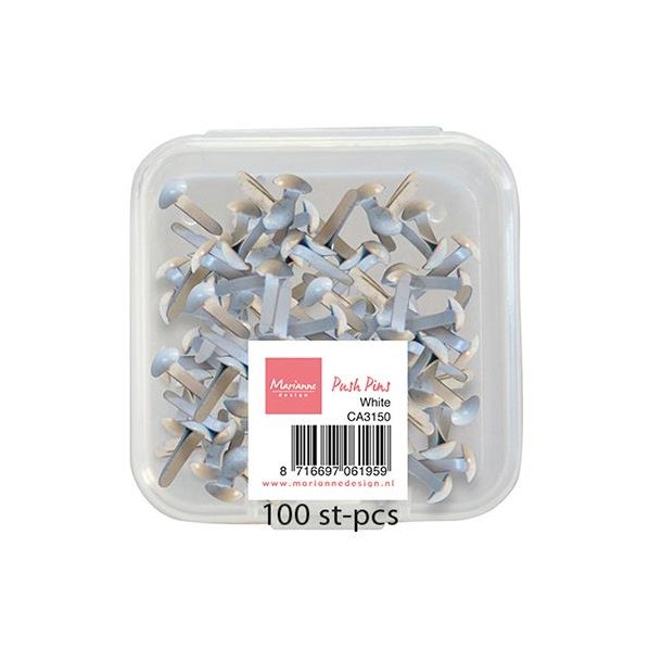 Marianne Design Push Pins/Brads "White" CA3150