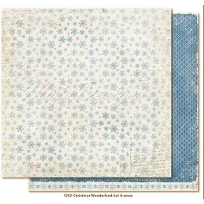 Maja Design Scrapbooking Ark - 1243  - Christmas Wonderland - Let it snow