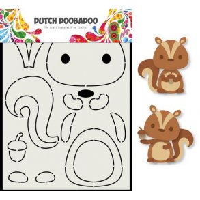 Dutch Doobadoo Card Art - Squirrel A5 - 470.713.797