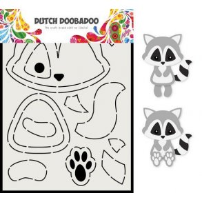 Dutch Doobadoo Card Art - Raccoon A5 - 470.713.817