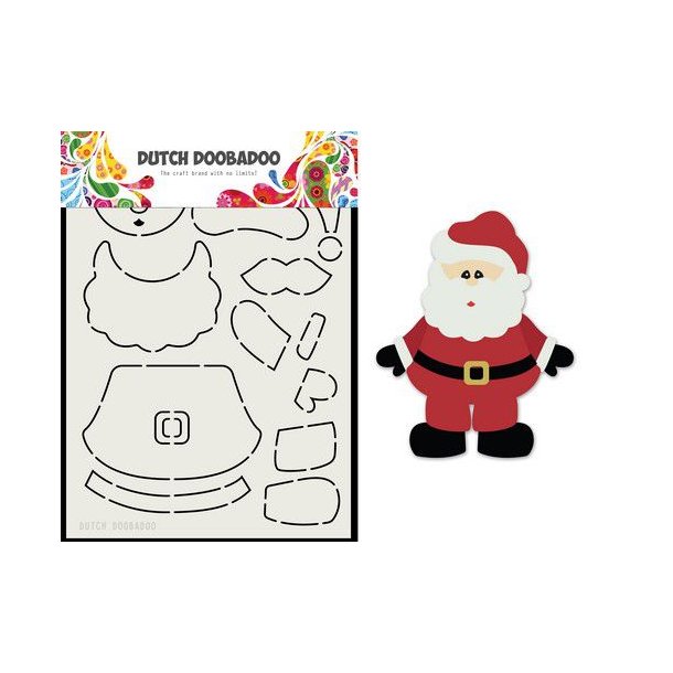 Dutch Doobadoo Card Art - Julemand / Santa A5 - 470.713.830