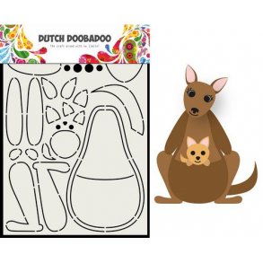 Dutch Doobadoo Card Art - Built up Kangaroo A5 - 470.713.841