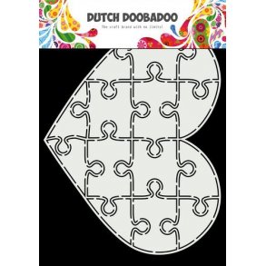 Dutch Doobadoo Card Art - Puzzle heart A5 - 470.713.847