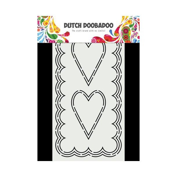 Dutch Doobadoo Slimline Hearts - 470.713.871