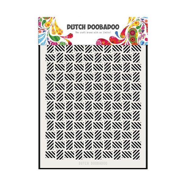 Dutch Doobadoo Mask Art - Stripe Pattern Los A5