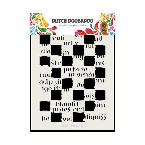 Dutch Doobadoo Mask Art - Script Blocks A5 - 470.715.162