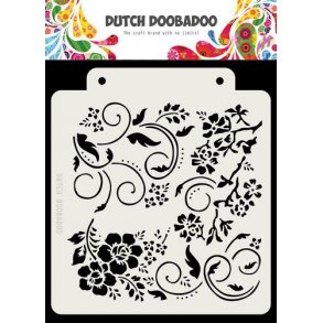 Dutch Doobadoo Mask Art - Flowers and Swirls A5 - 470.715.163