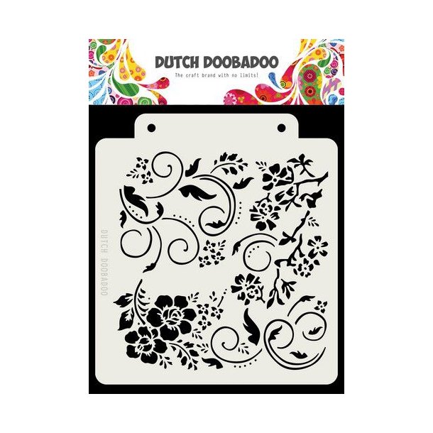 Dutch Doobadoo Mask Art - Flowers and Swirls A5 - 470.715.163