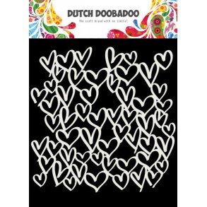 Dutch Doobadoo Mask Art - hearts - 470.715.623
