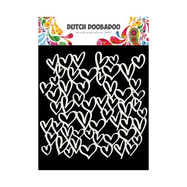 Dutch Doobadoo Mask Art - hearts - 470.715.623