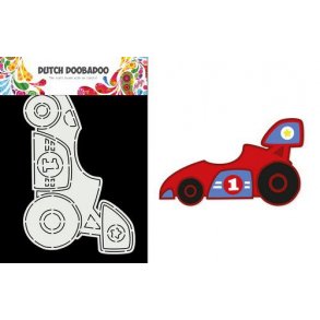 Dutch Doobadoo Card Art - Race Car - 470.784.013
